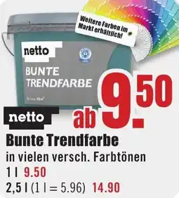 B1 Discount Baumarkt Netto Bunte Trendfarbe Angebot