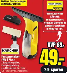 B1 Discount Baumarkt KARCHER Fensterreiniger WV 2 Plus Angebot