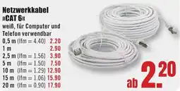 B1 Discount Baumarkt Netzwerkkabel CAT 6 Angebot