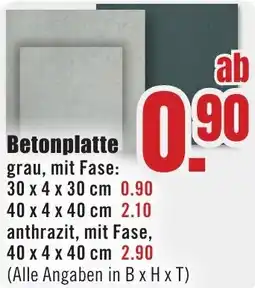 B1 Discount Baumarkt Betonplatte Angebot