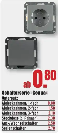 B1 Discount Baumarkt Schalterserie Genua Angebot