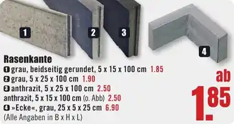 B1 Discount Baumarkt Rasenkante Angebot