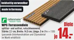 B1 Discount Baumarkt Rettenmeier WPC-Terrassendiele Angebot