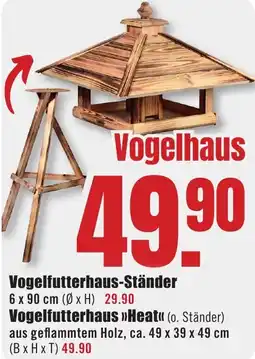 B1 Discount Baumarkt Vogelfutterhaus-Ständer Angebot