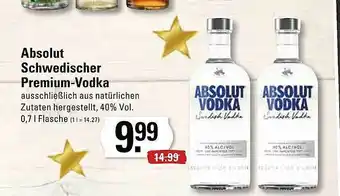 Edeka Absolut Schwedischer Premium-vodka Angebot