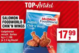 Handelshof Salomon foodworld chik'n wings Angebot
