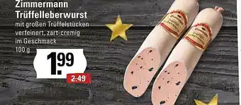 Edeka Zimmermann Trüffelleberwurst Angebot