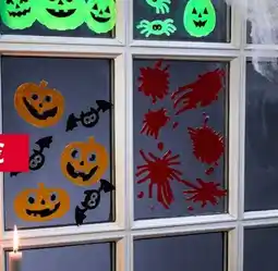 Woolworth Fenstersticker Halloween Angebot