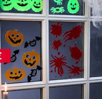 Woolworth Fenstersticker Halloween Angebot