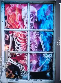Woolworth Deko-Fenster Halloween Angebot