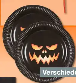 Woolworth Pappteller Halloween Angebot