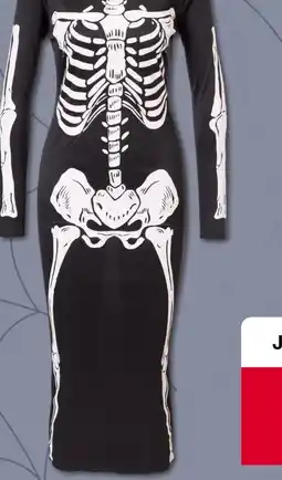 Woolworth Halloween Damenkostüm Skelett Angebot