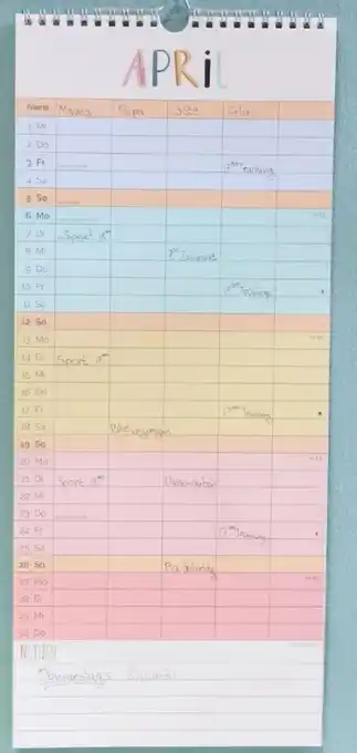 Woolworth Familienkalender Angebot