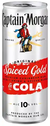 Kaufland Captain Morgan Original Spiced Gold & Cola Angebot
