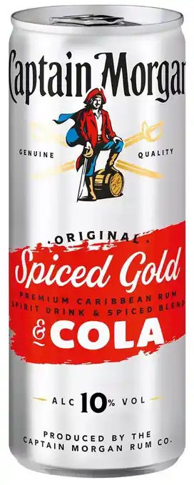 Kaufland Captain Morgan Original Spiced Gold & Cola Angebot