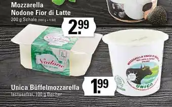 Edeka Mozzarella Nodone Fior Di Latte, Unica Büffelmozzarella Angebot