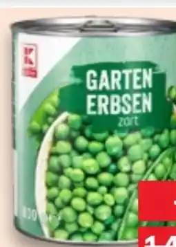 Kaufland K-Classic Gartenerbsen Angebot