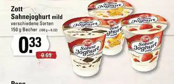 Edeka Zott Sahnejoghurt Mild Angebot