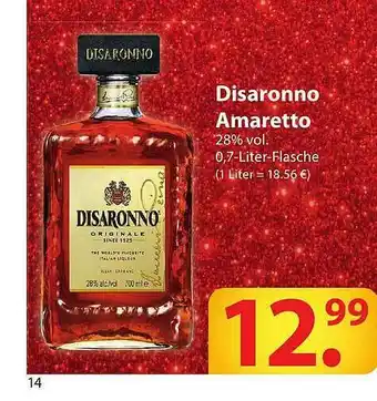 Famila Nord Ost Disaronno Amaretto Angebot