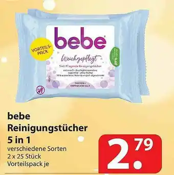 Famila Nord Ost Bebe Reinigungstücher 5in1 Angebot