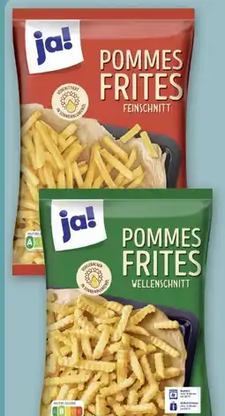 REWE Center ja! Pommes Frites Wellenschnitt Angebot