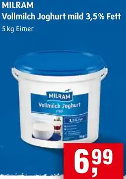 Handelshof MILRAM Vollmilch Joghurt mild 3,5% Fett Angebot
