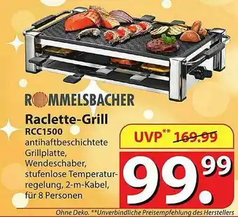 Famila Nord Ost Rommelsbacher Raclette-grill Rcc1500 Angebot