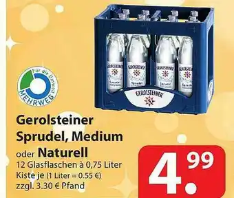 Famila Nord Ost Gerolsteiner Sprudel, Medium Oder Naturell Angebot