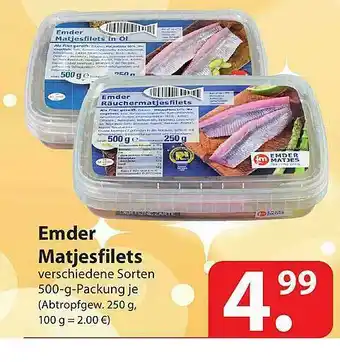 Famila Nord Ost Emder Matjesfilets Angebot