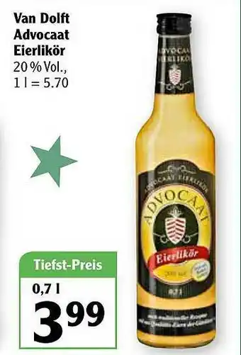 Globus Van Dolft Advocaat Eierlikör Angebot