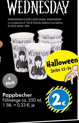 TEDi Pappbecher Angebot
