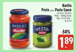 Edeka Barilla pesto Angebot