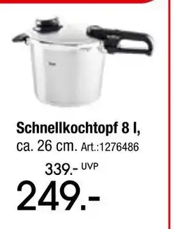 Zurbrüggen Schnellkochtopf 8 l Angebot