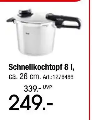 Zurbrüggen Schnellkochtopf 8 l Angebot