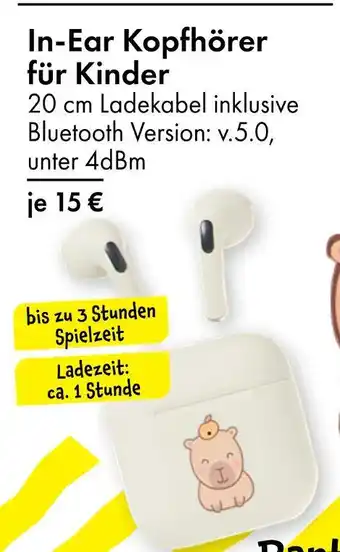 TEDi In-ear kopfhörer für kinder Angebot