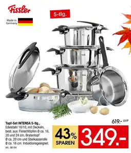 Zurbrüggen Fissler topf-set intensa 5-tlg Angebot
