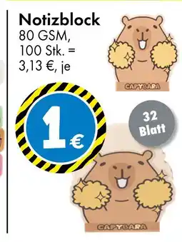 TEDi Notizblock Angebot