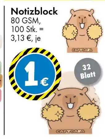 TEDi Notizblock Angebot