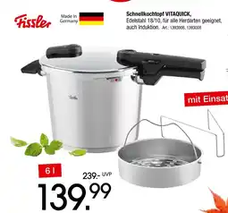 Zurbrüggen Fissler schnellkochtopf vitaquick Angebot