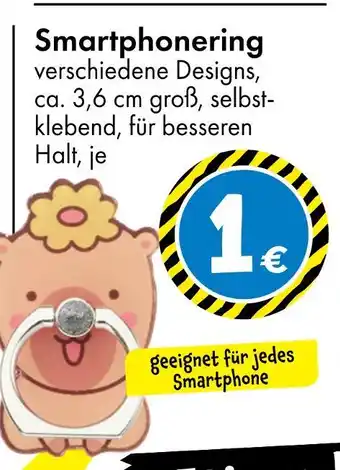 TEDi Smartphonering Angebot