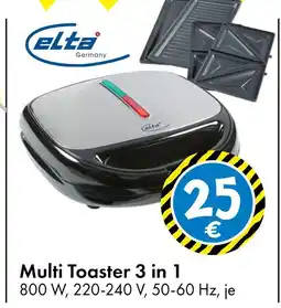 TEDi Elta multi toaster 3 in 1 Angebot