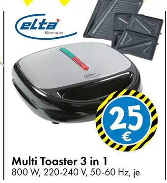 TEDi Elta multi toaster 3 in 1 Angebot