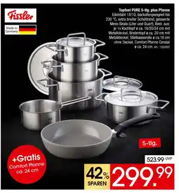 Zurbrüggen Fissler topfset pure 5-tlg. plus pfanne Angebot