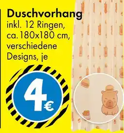 TEDi Duschvorhang Angebot