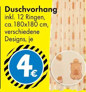 TEDi Duschvorhang Angebot