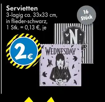 TEDi Servietten Angebot