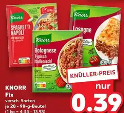 Kaufland Knorr spaghetti napoli Angebot
