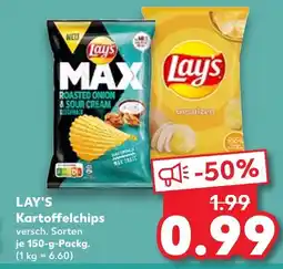Kaufland Lay's roasted onion & sour cream Angebot