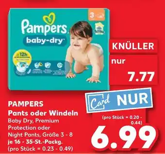 Kaufland Pampers pants baby dry Angebot