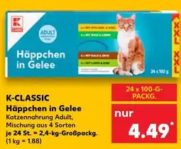 Kaufland K-classic häppchen in gelee mit geflügel & herz Angebot